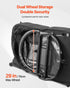 Bike Travel Bag, Transport Universal Bicycle Storage Case Bag with TSA Lock, Support Plates, Protection and Fork Mount Stabilisation, Bicycle Case Max. Wheelbase 130 cm for Airplane, Outdoor Use