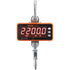 Digital Crane Scale, 2200 lbs/1000 kg, Industrial Heavy Duty Hanging Scale with Remote Control, Cast Aluminum Case & LED Screen, High Precision for Construction, Factory, Farm, Hunting (Orange)
