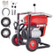 Drain Cleaner Machine 120FT x 6/5" 1100W Sectional Snake Auger Manual Feed