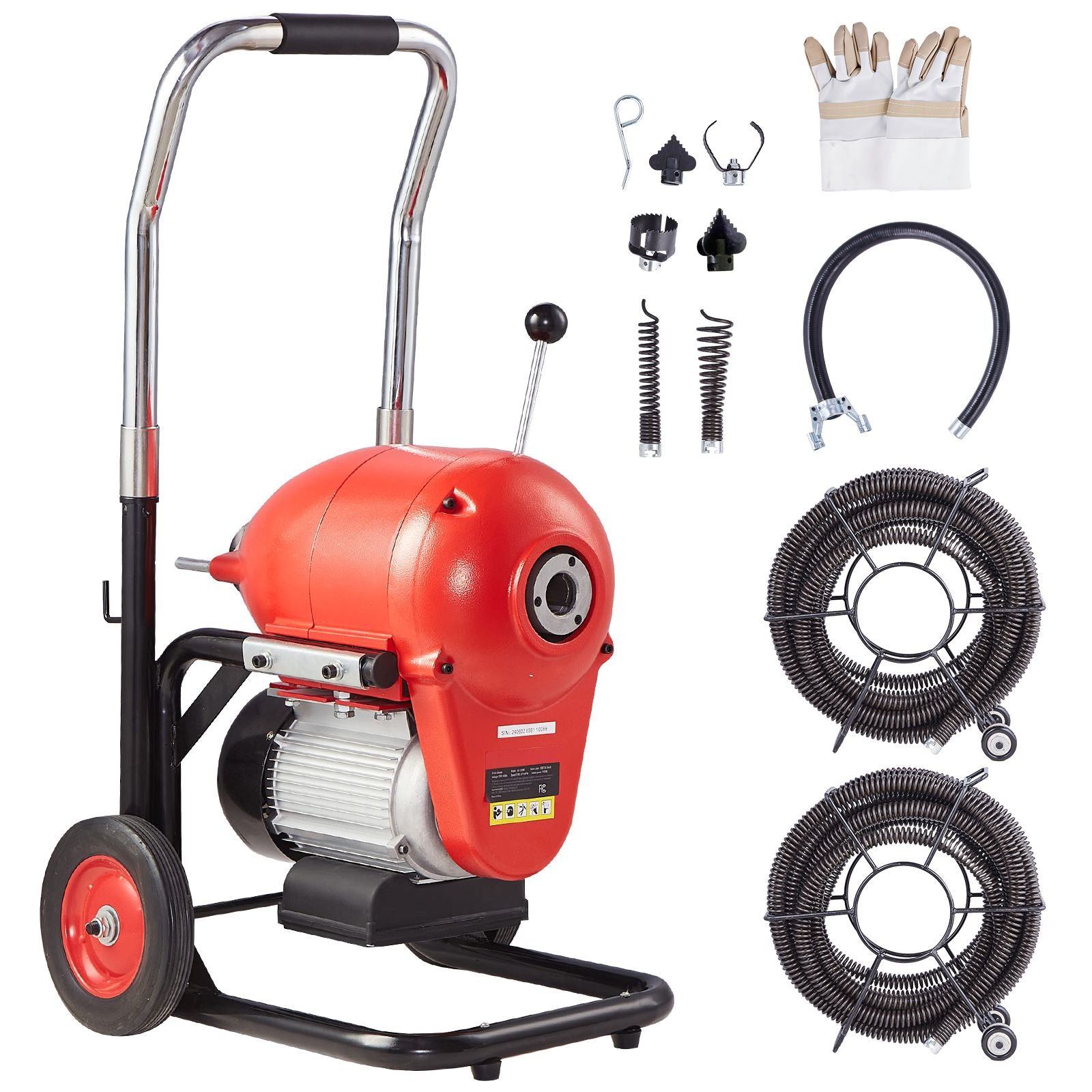 Drain Cleaner Machine 120FT x 6/5