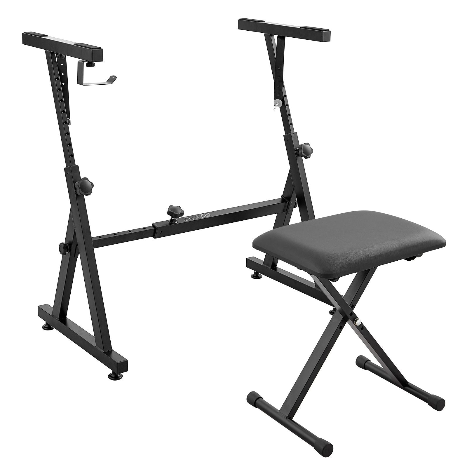 Z Style Piano Keyboard Stand Bench Set Adjustable 88 Key Digital Piano