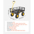 500lb Steel Garden Cart Heavy Duty Utility Wagon with 10" Tires
