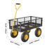 500lb Steel Garden Cart Heavy Duty Utility Wagon with 10" Tires