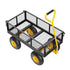 500lb Steel Garden Cart Heavy Duty Utility Wagon with 10" Tires