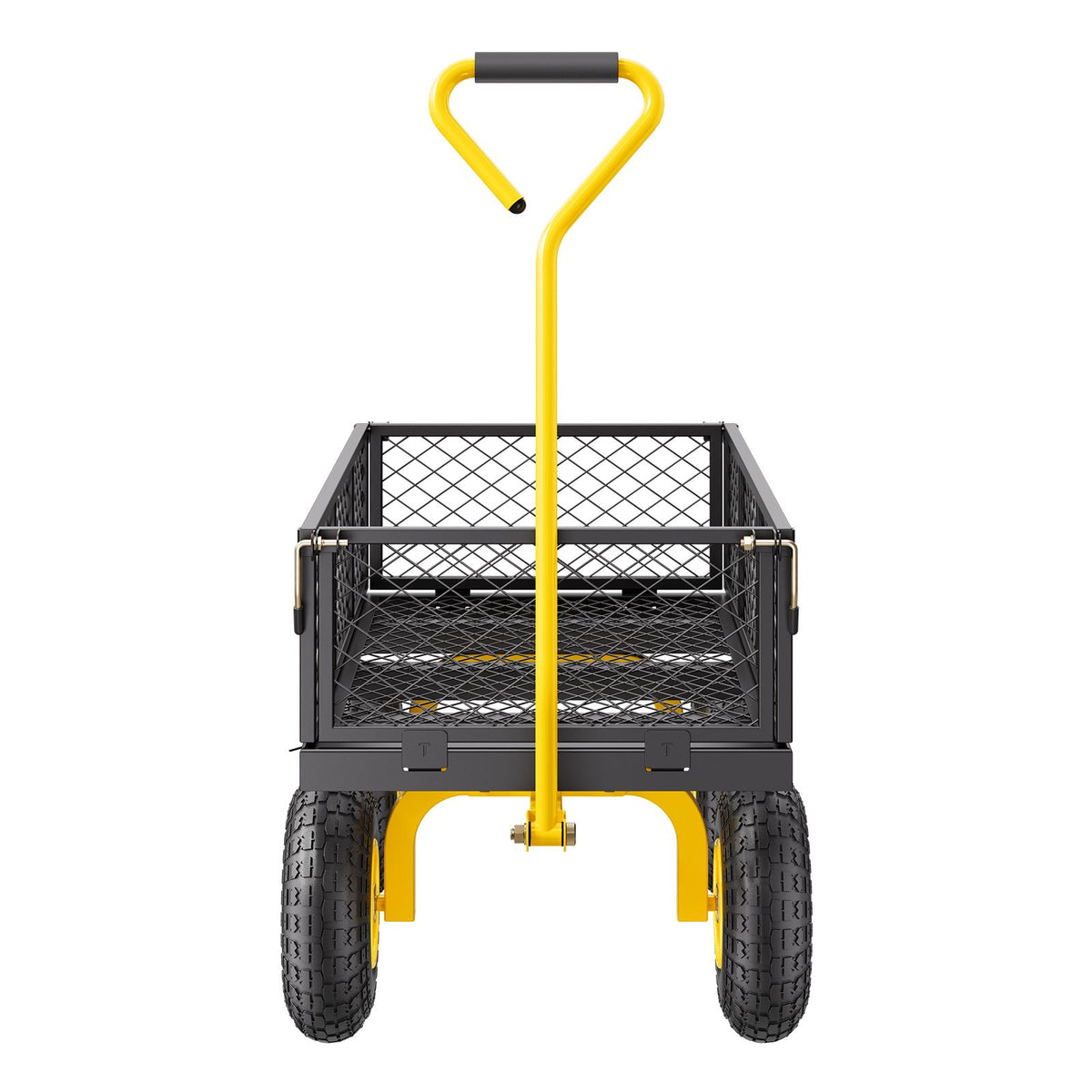500lb Steel Garden Cart Heavy Duty Utility Wagon with 10