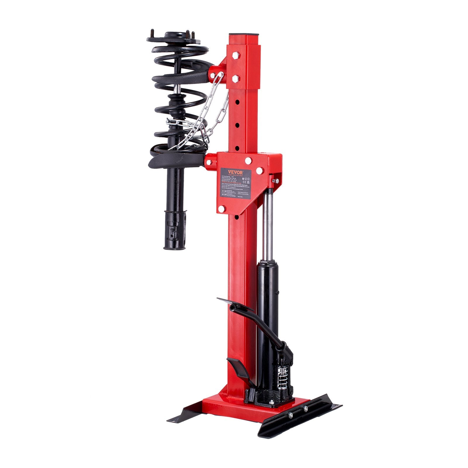 Strut Spring Compressor, 4.5 Ton/9920 LBS Hydraulic Jack Capacity, 1 Ton Rated Compression Force, Auto Strut Coil Spring Compressor Tool, Hydraulic Spring Compressor for Strut Spring Removing