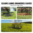 Tow Behind Landscape Rake, 1.8m Tow Dethatcher with 32 Steel Tines, Lawn Dethatcher Rake Attaches to Category 1, 3 Point Hitch for Tractor, for Leaves, Pine Needles, Straw, and Grass