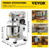 Professional Kitchen Mixer, 10Qt Capacity with Timer, 450W Stainless Steel Bowl Durable Electric Mixer for Commercial Use, 3 Speed Options 113/184/341 RPM, Includes Dough Hook & Whisk