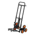 Stair Climbing Cart, 100 kg Stair-Climbing Capacity, Heavy-Duty Folding Trolley Cart with Telescoping Handle, 6 Wheels and 2 Bungee Cords, Stair Climber Dolly for Home, Groceries, Warehouse