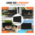 VEVOR Retractable Side Awning, 160X300cm Aluminum Outdoor Privacy Screen, 280g Polyester Water-proof Retractable Patio Screen, UV 30+ Room Divider Wind Screen for Patio, Backyard, Balcony, Black