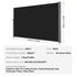 VEVOR Retractable Side Awning, 160X300cm Aluminum Outdoor Privacy Screen, 280g Polyester Water-proof Retractable Patio Screen, UV 30+ Room Divider Wind Screen for Patio, Backyard, Balcony, Black