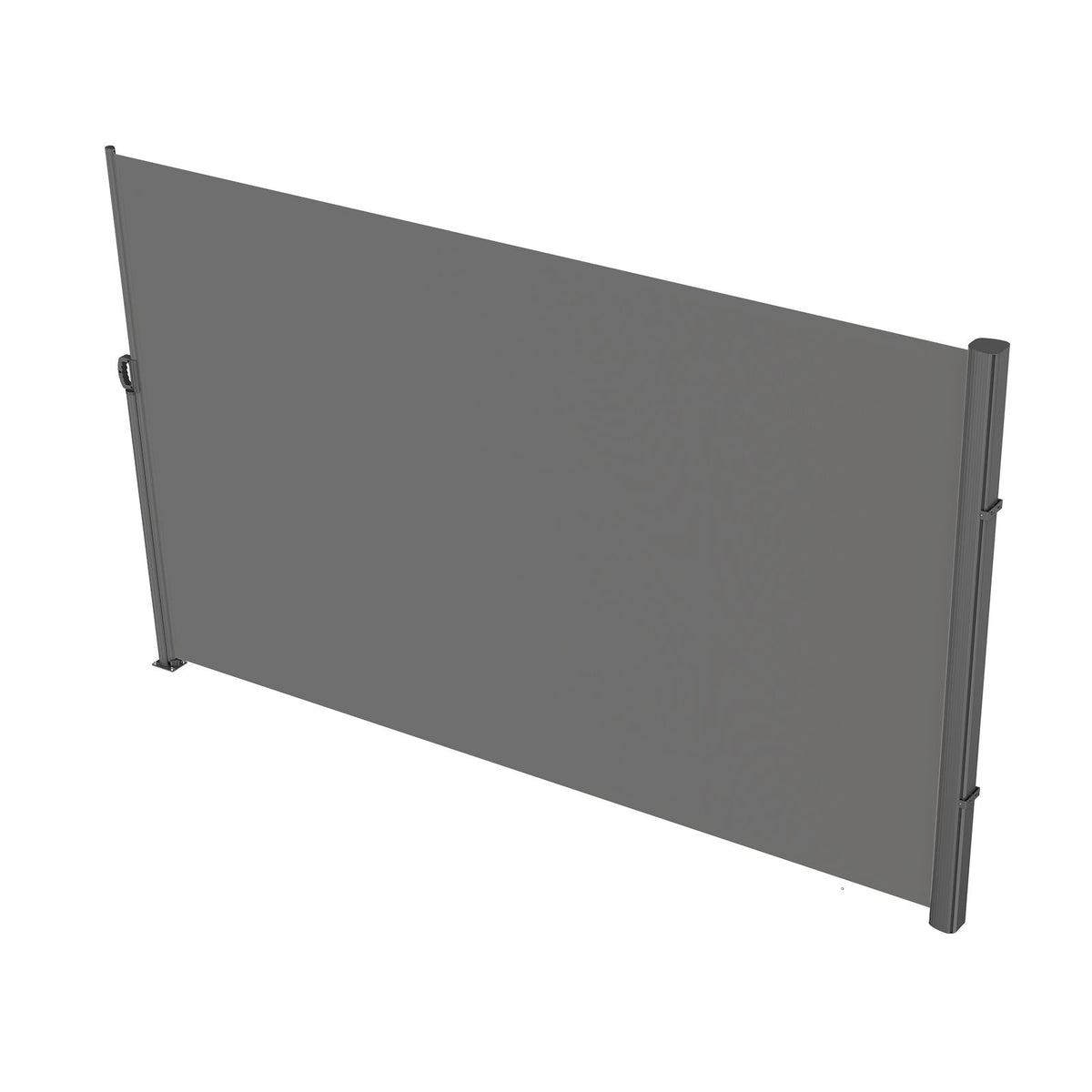 Retractable Side Awning 160x300cm Outdoor Privacy Screen UV30+ Gray