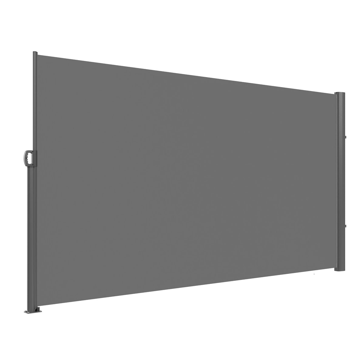 Retractable Side Awning 160x300cm Outdoor Privacy Screen UV30+ Gray