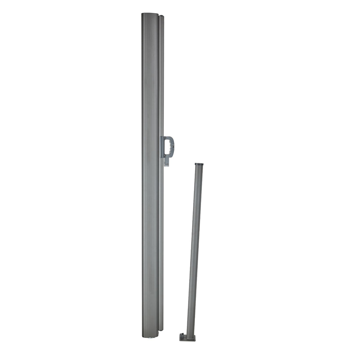 Retractable Side Awning 160x300cm Outdoor Privacy Screen UV30+ Gray