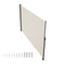 160x300cm Retractable Side Awning Outdoor Privacy Screen Beige UV Resistant