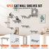 Wall Mounted Cat Shelves Set of 6 Cat Tree Hammock Perches Furniture