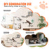 Wall Mounted Cat Shelves Set of 6 Cat Tree Hammock Perches Furniture