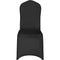 50-Pack Black Spandex Chair Covers for Wedding Party Banquet, Stretch Set