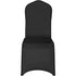 50-Pack Black Spandex Chair Covers for Wedding Party Banquet, Stretch Set