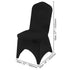 50-Pack Black Spandex Chair Covers for Wedding Party Banquet, Stretch Set