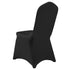 50-Pack Black Spandex Chair Covers for Wedding Party Banquet, Stretch Set