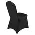 50-Pack Black Spandex Chair Covers for Wedding Party Banquet, Stretch Set