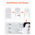 12PCS White Spandex Folding Chair Covers Stretch Washable Slipcovers