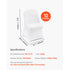 12PCS White Spandex Folding Chair Covers Stretch Washable Slipcovers