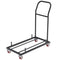 Folding Chair Storage Dolly 12 Chair Capacity Heavy Duty Iron Rack Cart Trolley
