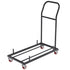 Folding Chair Storage Dolly 12 Chair Capacity Heavy Duty Iron Rack Cart Trolley