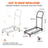Folding Chair Storage Dolly 12 Chair Capacity Heavy Duty Iron Rack Cart Trolley