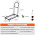 Folding Chair Storage Dolly 12 Chair Capacity Heavy Duty Iron Rack Cart Trolley