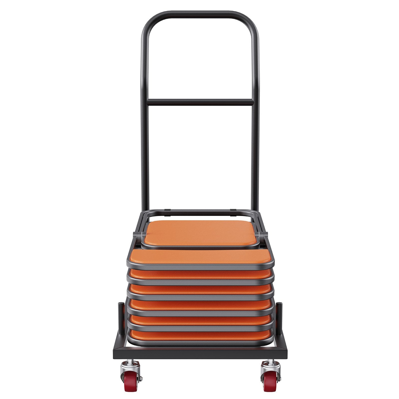 12 Chairs Folding Chair Storage Dolly Folding Chairs Rack Heavy Duty Iron