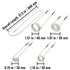 Induction Heater Coil Kit Induction Coils 8PCS For Removing Rusty Bolts