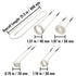 Induction Heater Coil Kit Induction Coils 8PCS For Removing Rusty Bolts