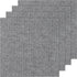 Carpet Tiles Peel and Stick, Squares Self Adhesive Carpet Floor Tile, Soft Padded Carpet Tiles, Easy Install DIY for Bedroom Living Room Indoor Outdoor (12 Tiles, Light Gray)