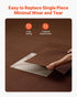 Carpet Tiles 610x610 mm, 20 PCS Peel and Stick Carpet Square Rug, Self Adhesive Commercial Floor Soft Padded for Seamless Cover 7.4㎡, Easy DIY Replacement for Living Room Office, Dark Brown