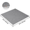 Carpet Tiles Peel and Stick, Squares Self Adhesive Carpet Floor Tile, Soft Padded Carpet Tiles, Easy Install DIY for Bedroom Living Room Indoor Outdoor (9Tiles, Light Gray)