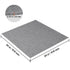 Carpet Tiles Peel and Stick, Squares Self Adhesive Carpet Floor Tile, Soft Padded Carpet Tiles, Easy Install DIY for Bedroom Living Room Indoor Outdoor (9Tiles, Light Gray)