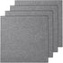 Carpet Tiles Peel and Stick, Squares Self Adhesive Carpet Floor Tile, Soft Padded Carpet Tiles, Easy Install DIY for Bedroom Living Room Indoor Outdoor (9Tiles, Light Gray)