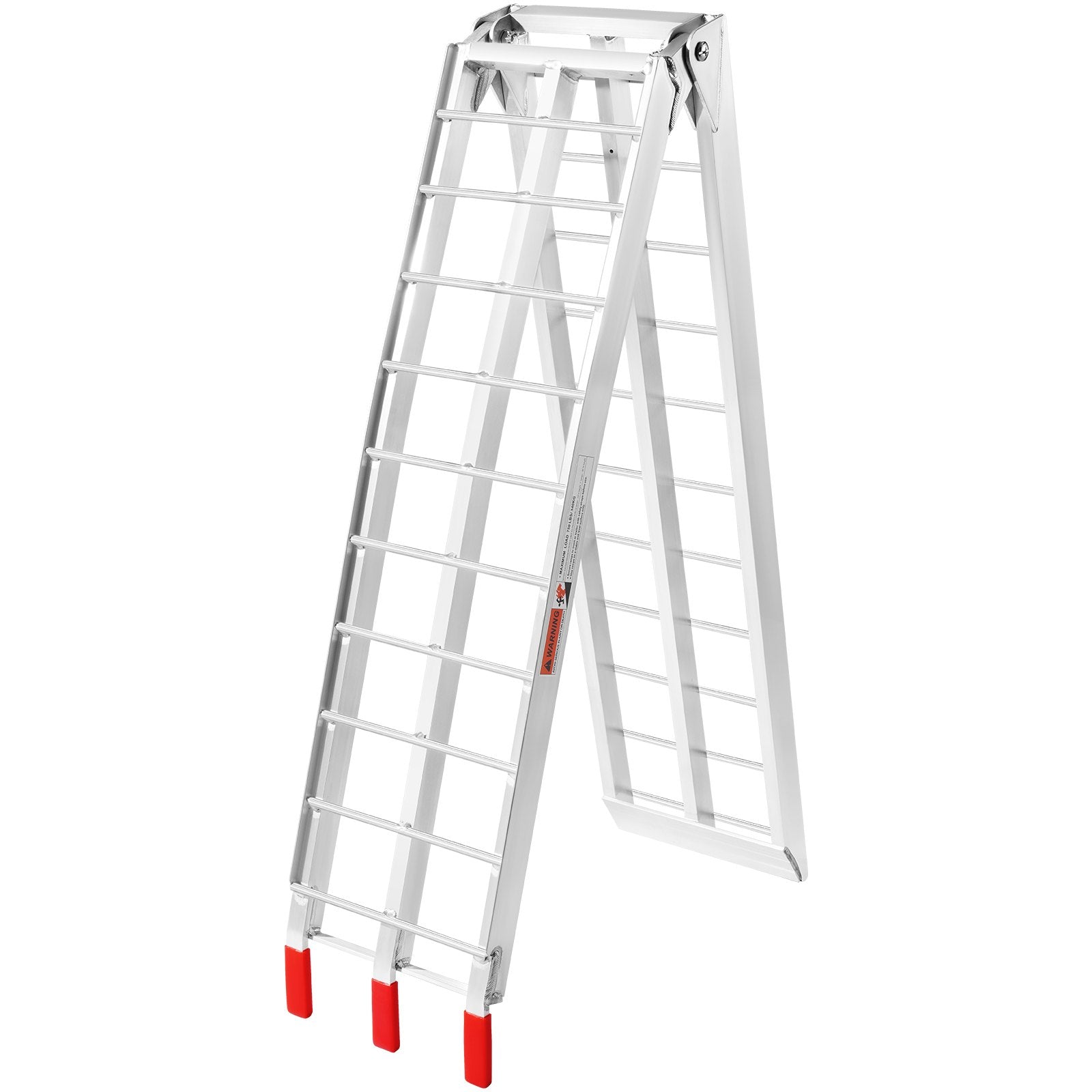 Aluminum Ramp 750 LBS Foldable Loading Ramps for Pickup Trucks Bed 1 Piece