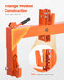 3-Point Quick Hitch with 2 in Receiver, 3000 Lbs Lift Capacity, 3-Pt Hitch with 5 Level Adjustable Bolt, Adaptation to Category 1 & 2 Tractor, Heavy Duty 3 Point Attachments, Orange