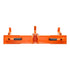 3-Point Quick Hitch with 2 in Receiver, 3000 Lbs Lift Capacity, 3-Pt Hitch with 5 Level Adjustable Bolt, Adaptation to Category 1 & 2 Tractor, Heavy Duty 3 Point Attachments, Orange