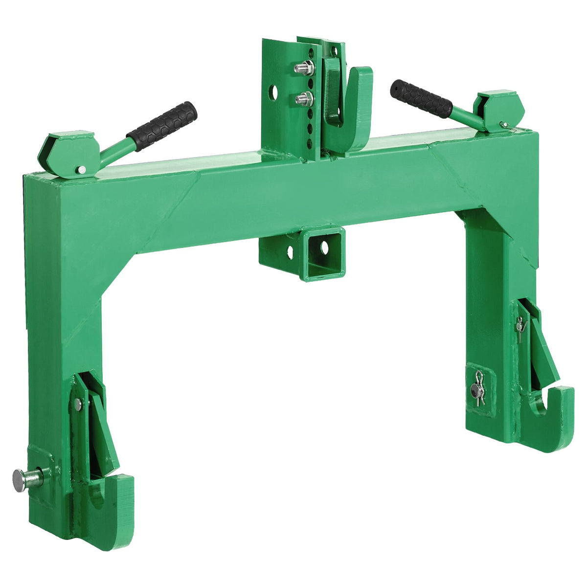 3 Point Quick Hitch Green 2in Receiver 3000lb Capacity Cat 1 & 2 Tractor