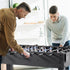 Foosball Table, 121 cm Standard Size Table, Indoor Full Size Foosball Tables for Home, Family, and Game Room, Durable Soccer Set, Includes 2 Balls, Score Keeper, and 2 Cup Holders