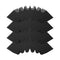 Acoustic Foam Panels 4 Pack 16.5 x 6.3 x 12 in Adhesive for Wall Ceiling