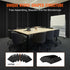 Acoustic Foam Panels 4 Pack 16.5 x 6.3 x 12 in Adhesive for Wall Ceiling