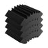 Acoustic Foam Panels 4 Pack 16.5 x 6.3 x 12 in Adhesive for Wall Ceiling
