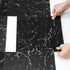 50PCS Peel & Stick Vinyl Floor Tiles 12x12 Black Marble Waterproof DIY
