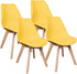 Dining Chair 4 Pcs Set Dining Chair - Yellow